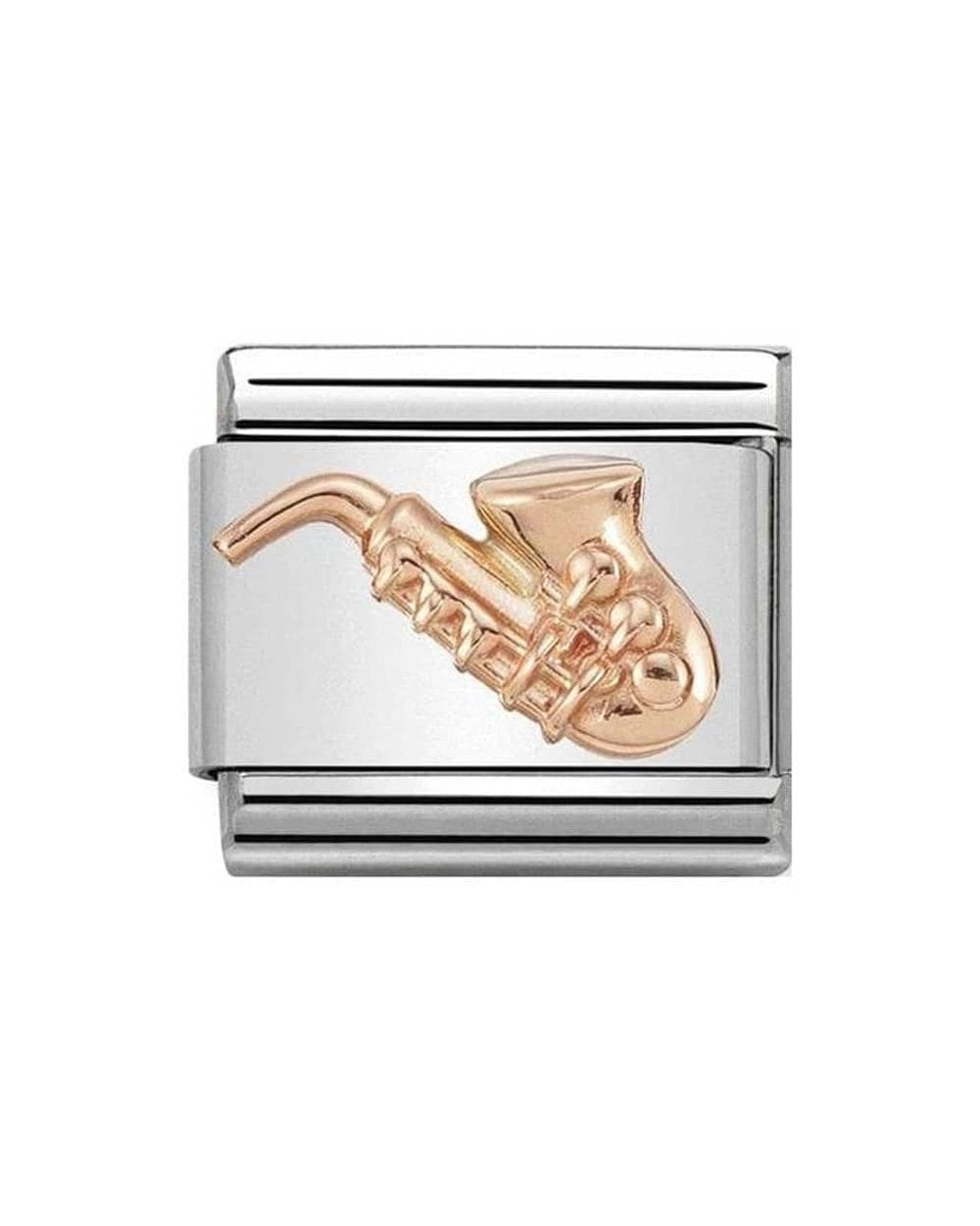 Classic Rose Gold Saxophone Charm