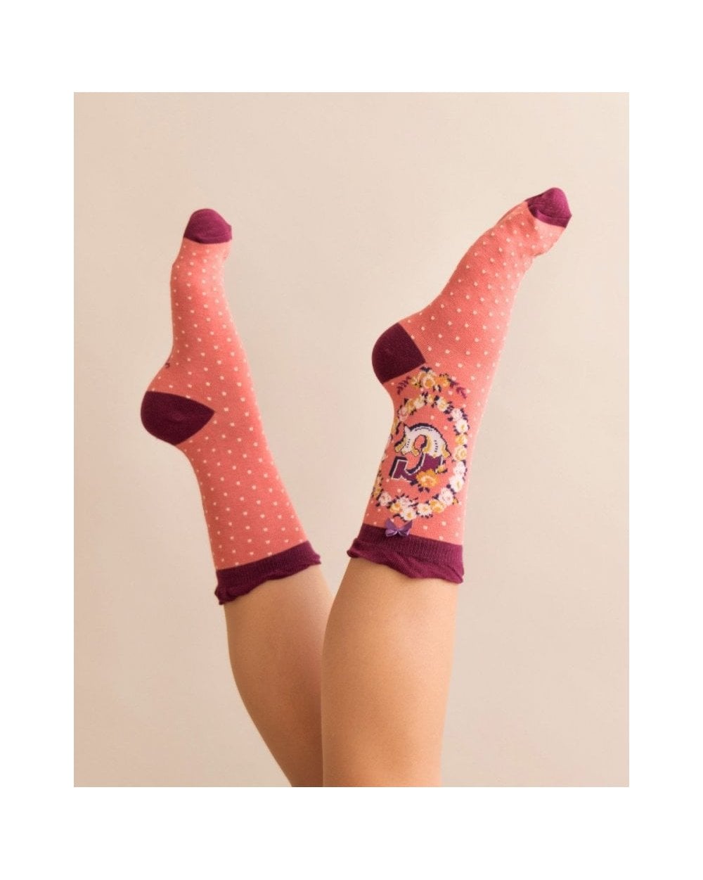 Ankle Sock- Letter G