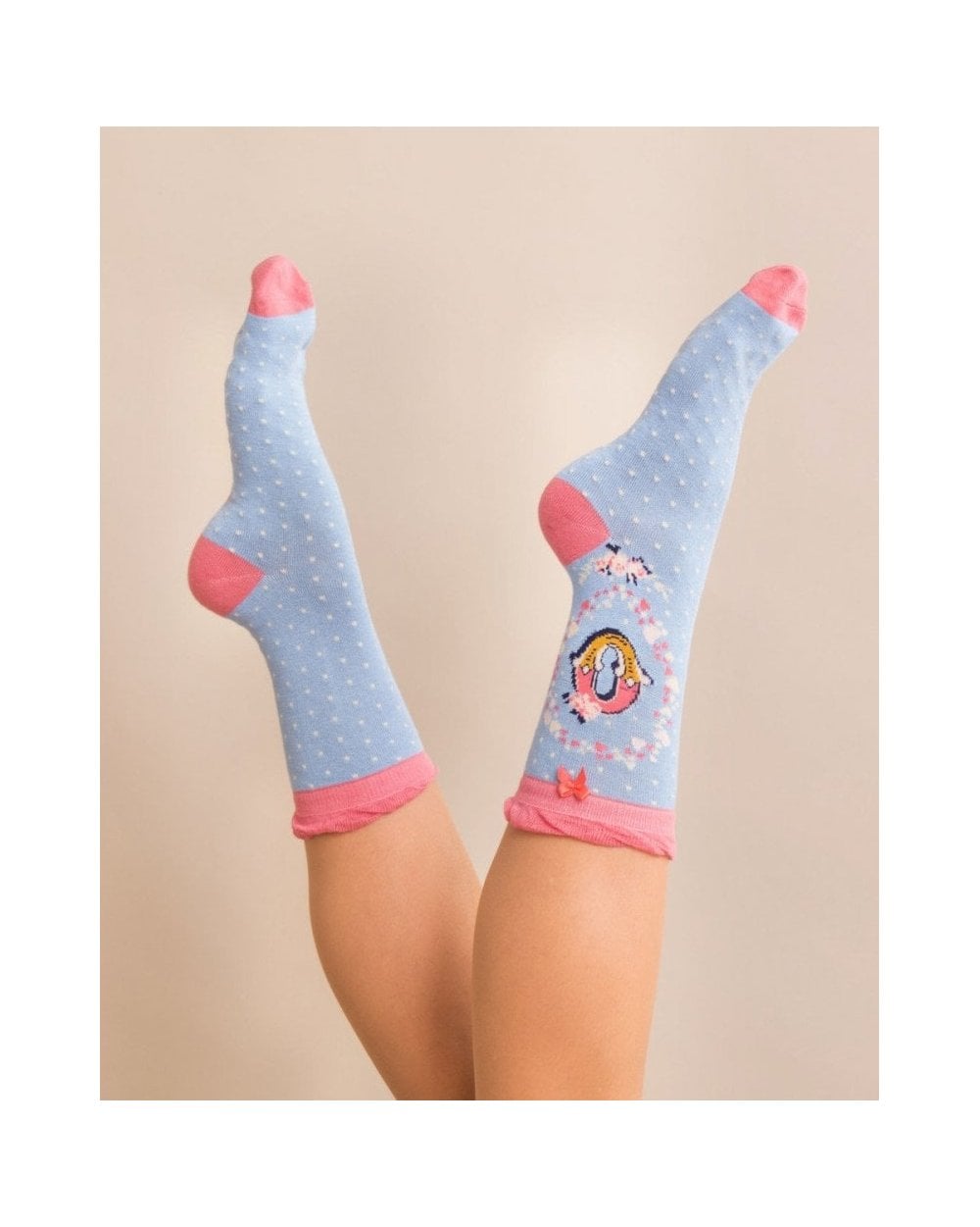 Ankle Sock- Letter O