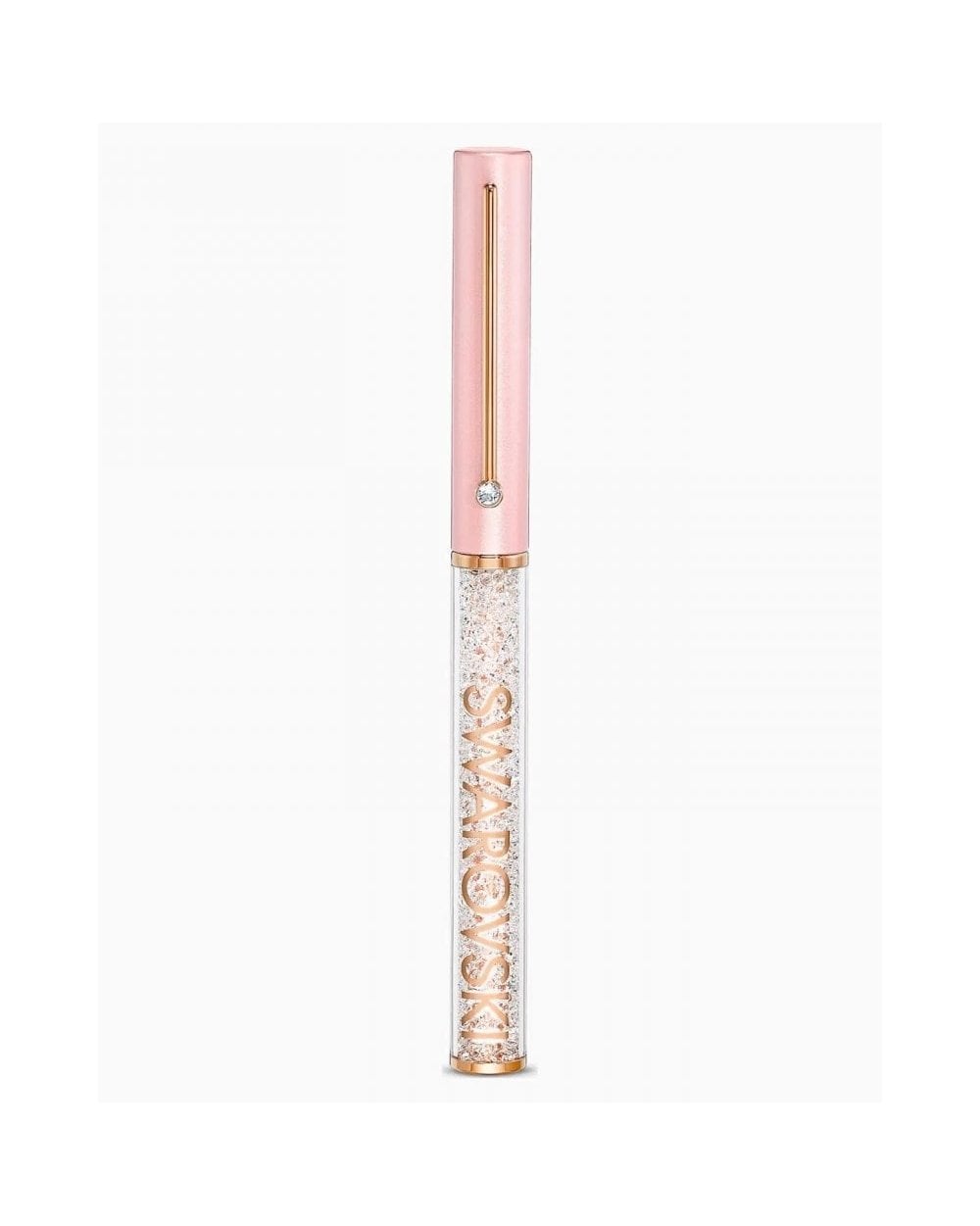 Crystalline Gloss Ballpoint Pen, Pink, Rose-Gold Tone Plated