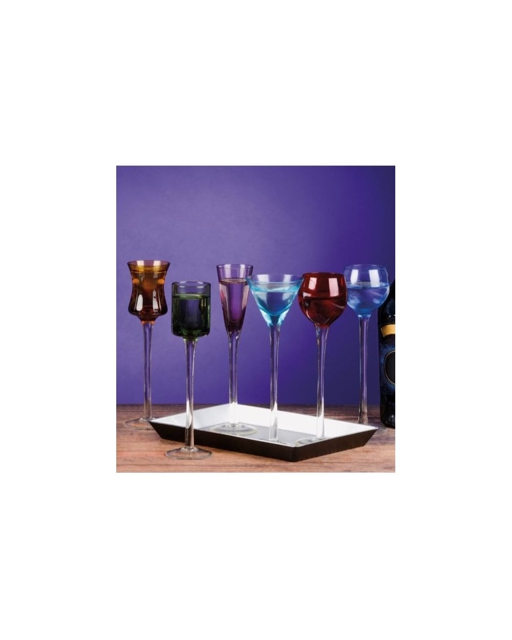 7 Piece Long Stem Liqueur Set