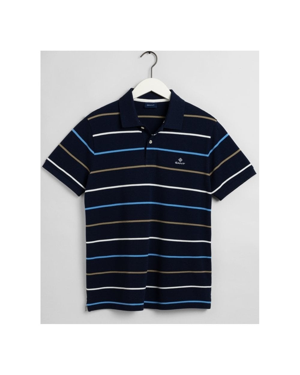 Breton Stripe Pique Polo Shirt