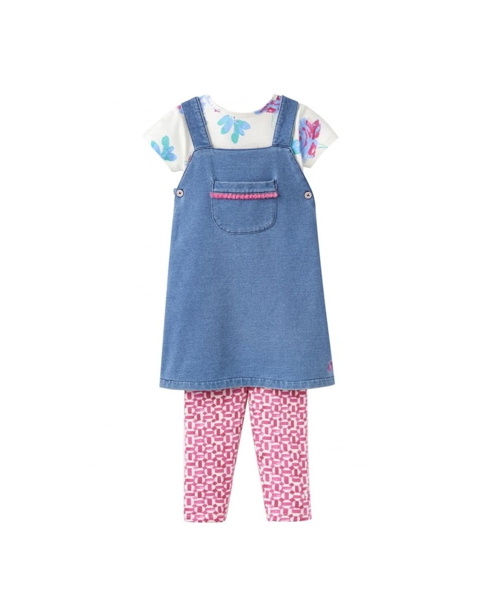 Baby Girls Joyce 3 Piece Pinafore Set