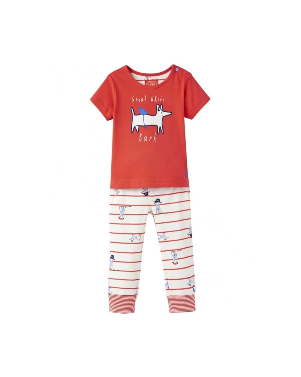 Baby Boys Doodle Two-Piece T-shirt and Trouser Set