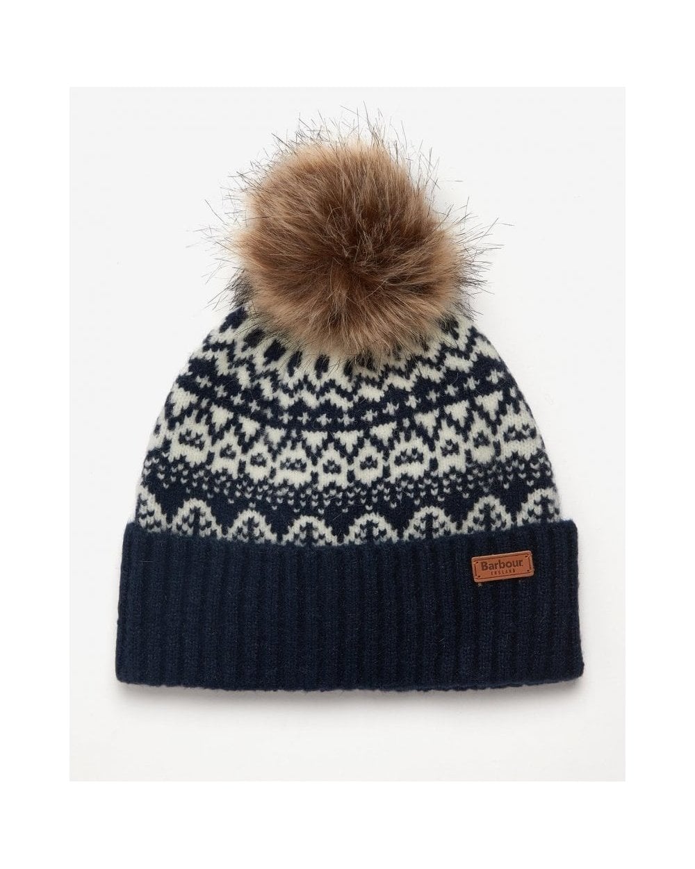 Alpine Fair Isle Pom Beanie