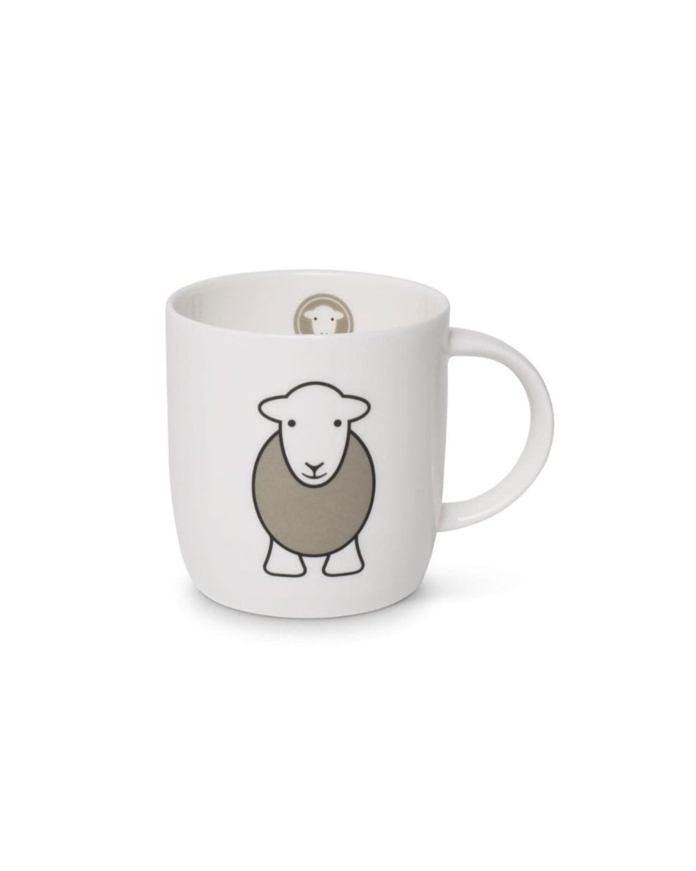 Herdy Yan (Curve) Mug - Grey