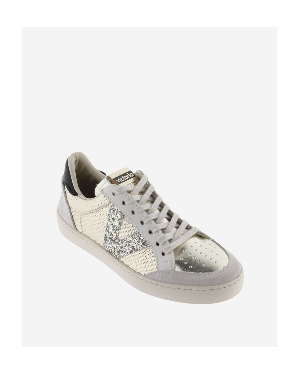 Berlin Sneaker Metallic Snake Print