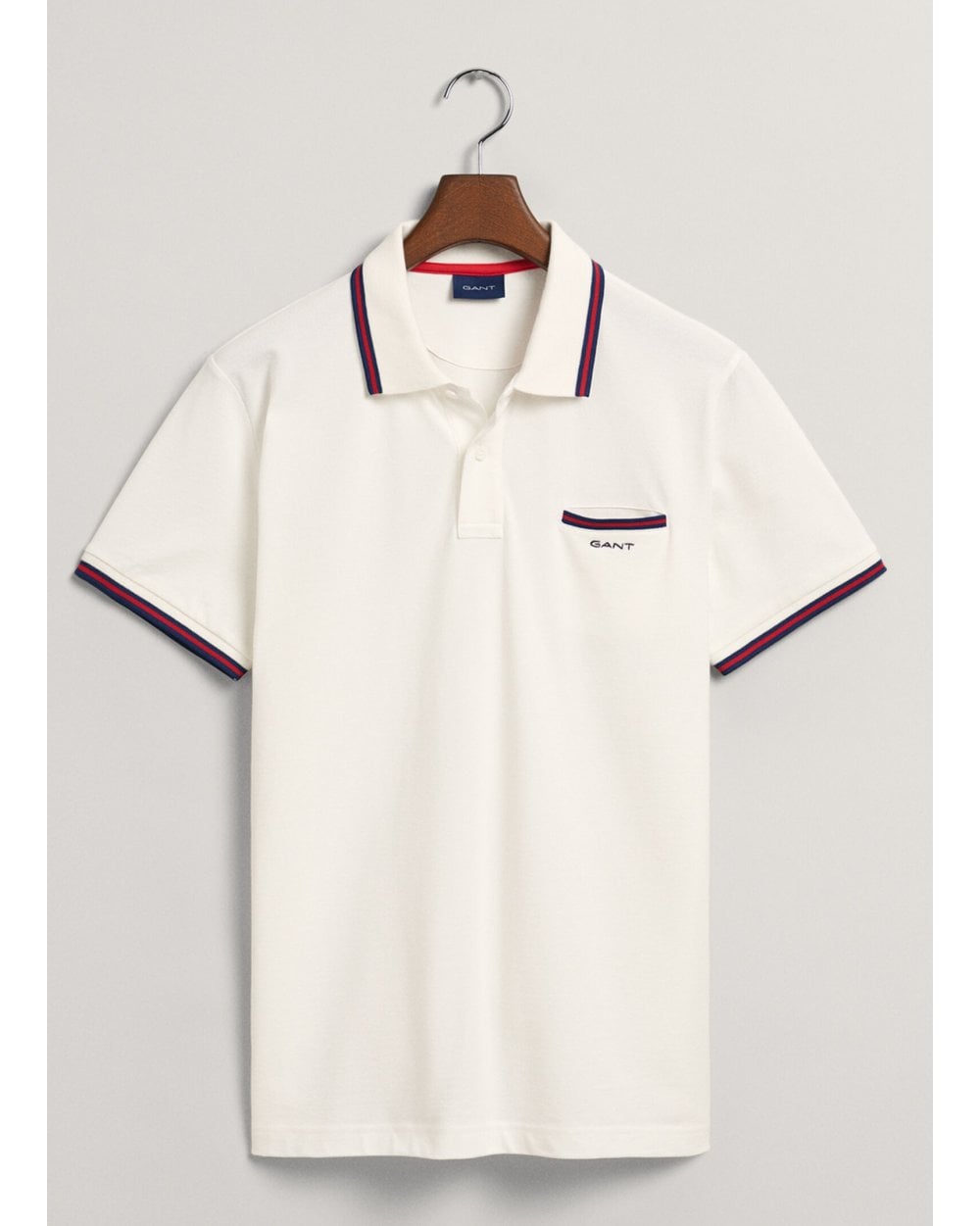 3-Colour Tipped Piqué Polo Shirt