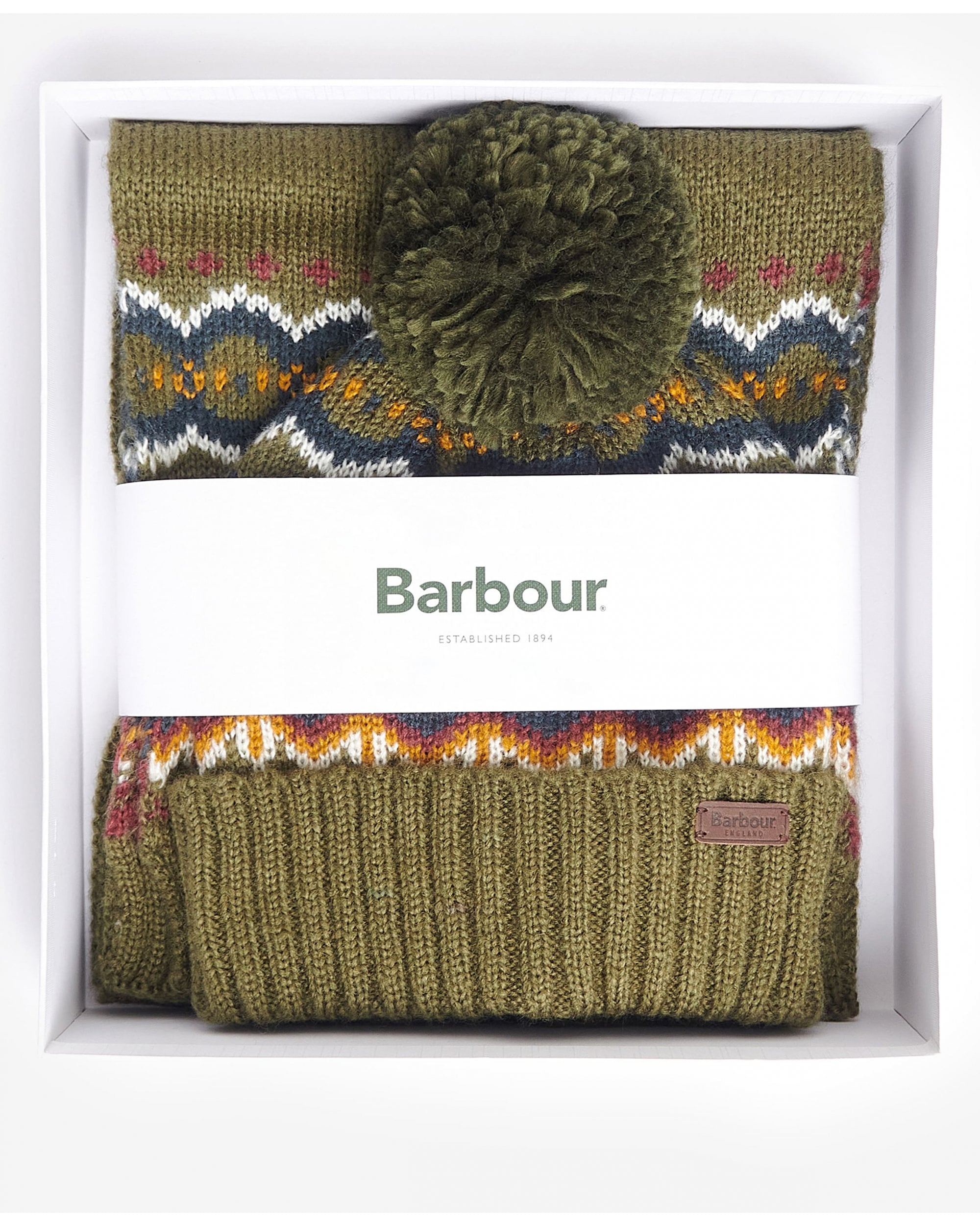 Fairisle Beanie & Scarf Gift Set