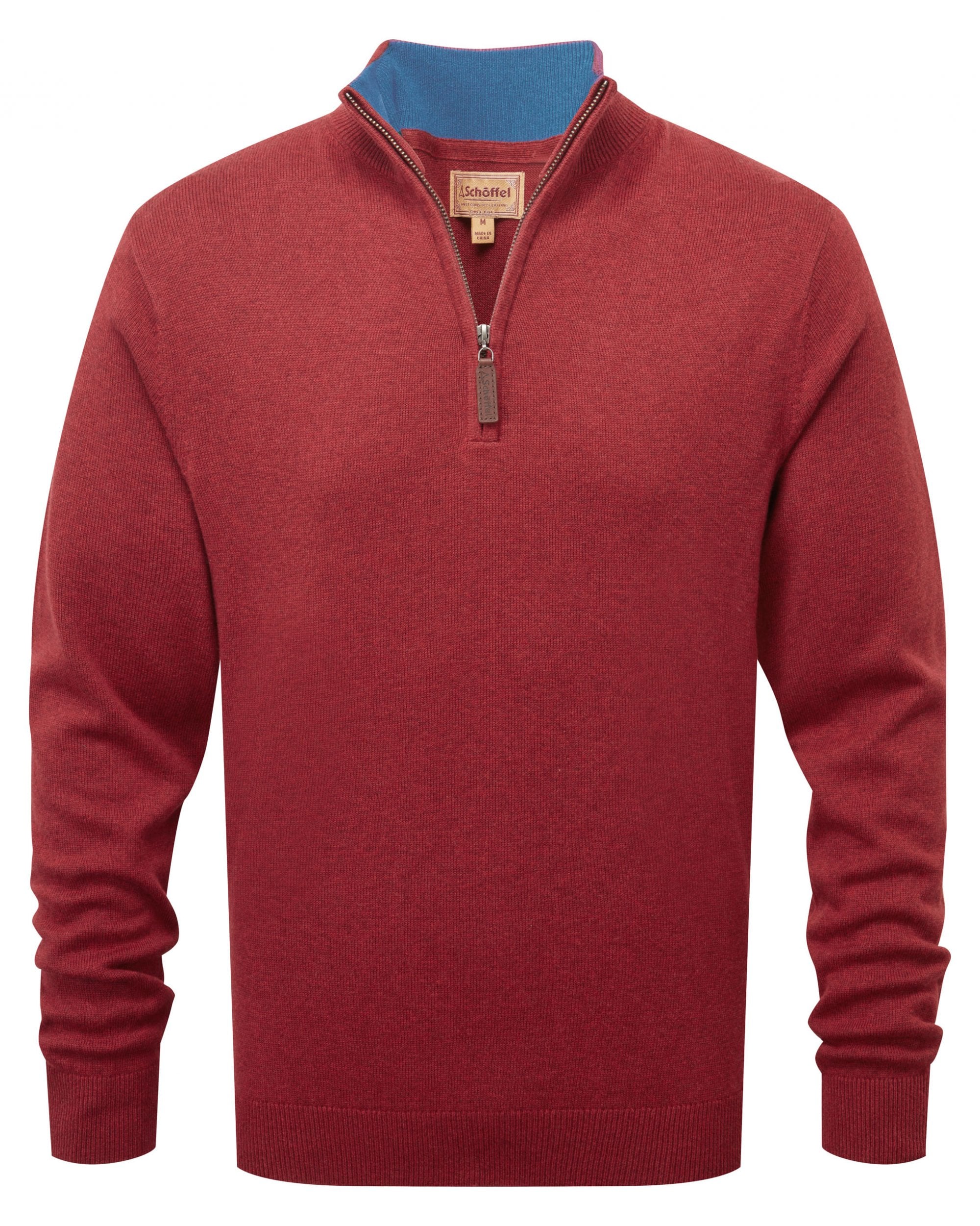 Cotton Cashmere 1/4 Zip Jumper