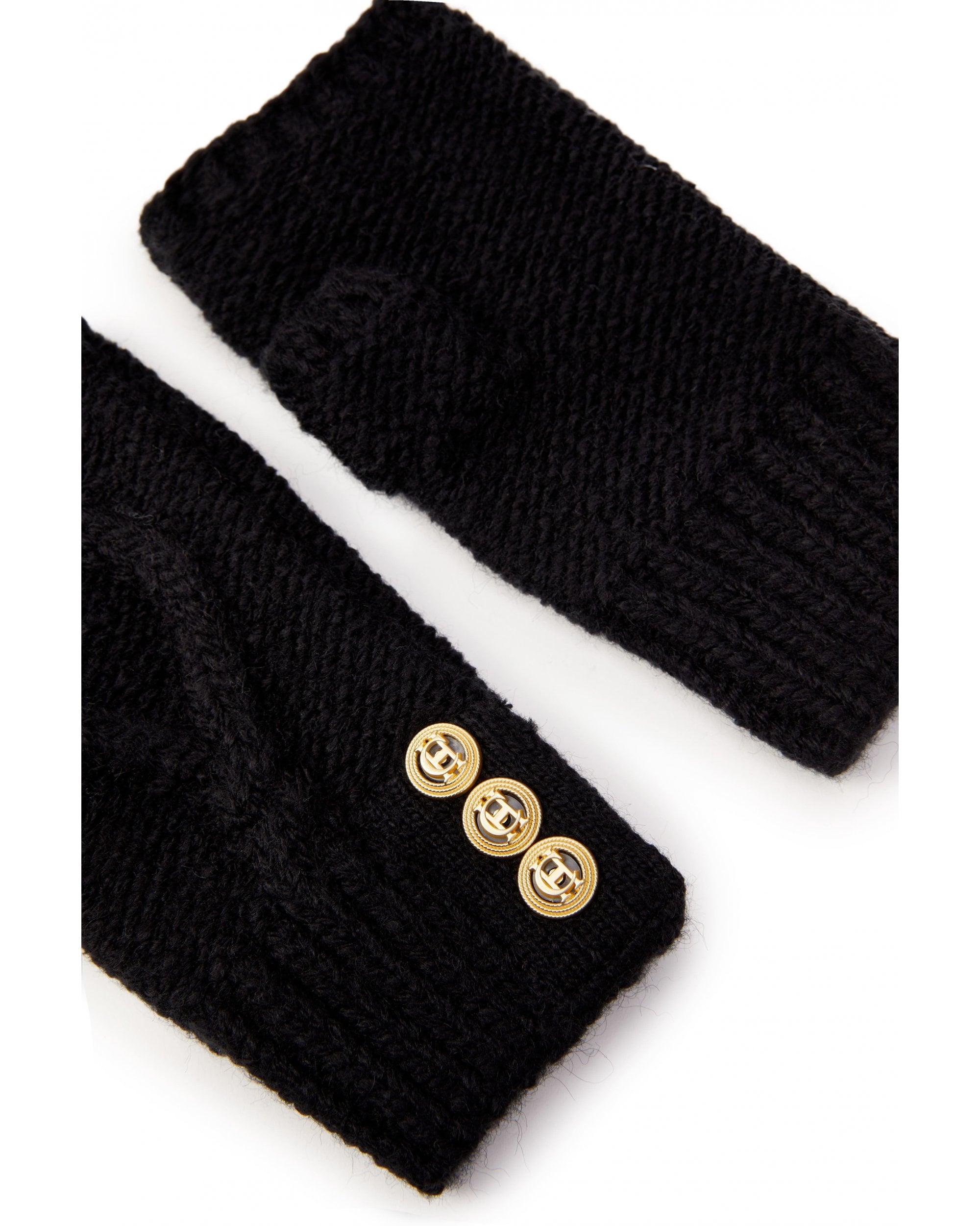 Cortina Fingerless Gloves (Black)