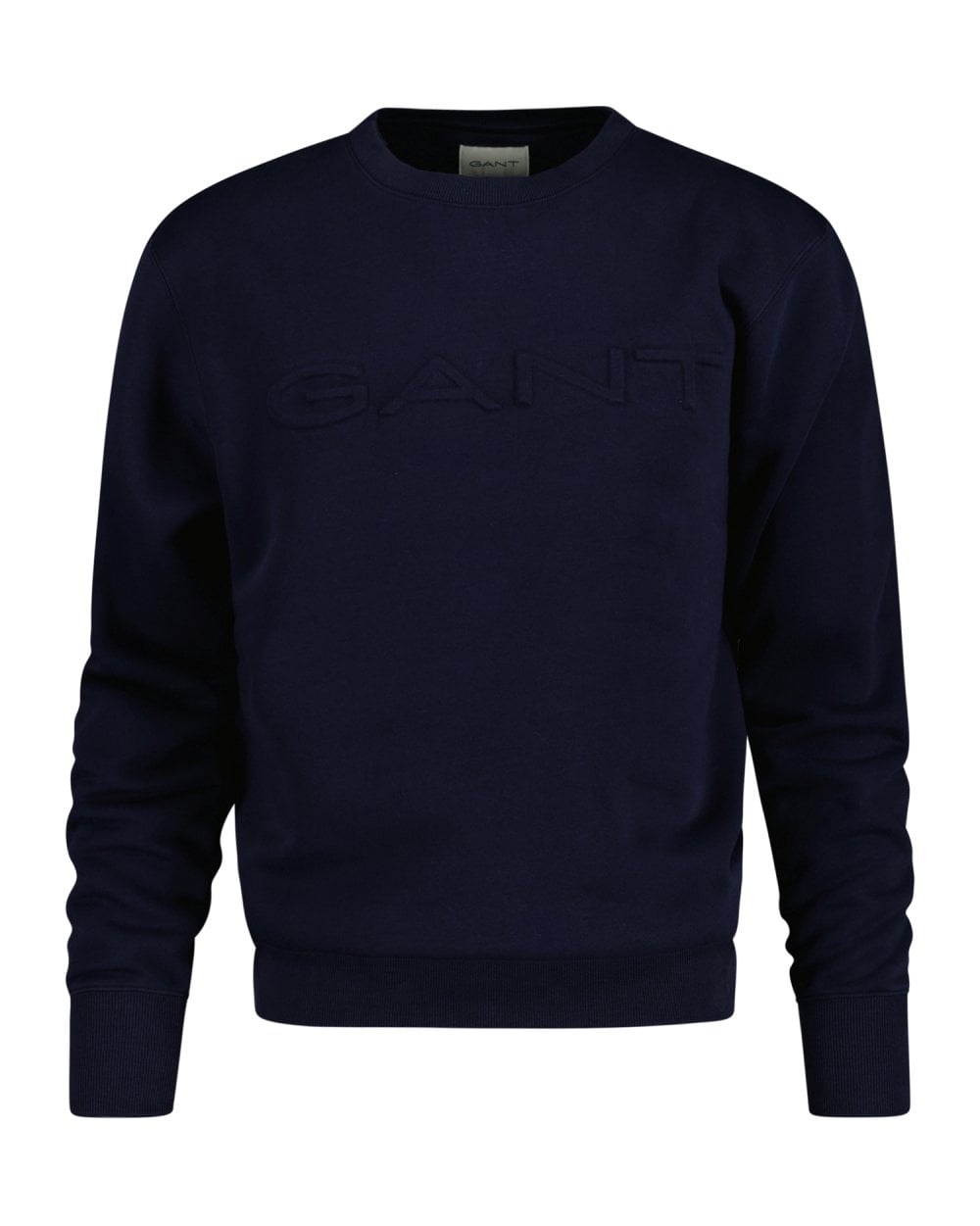 Embossed Crew Neck Sweater