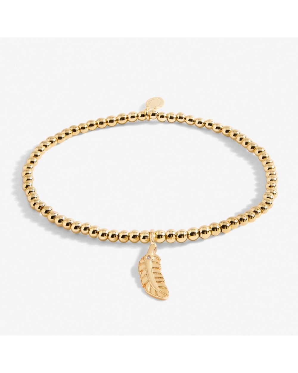 Gold A Little 'Feathers Appear When Loved Ones Are Near' Bracelet