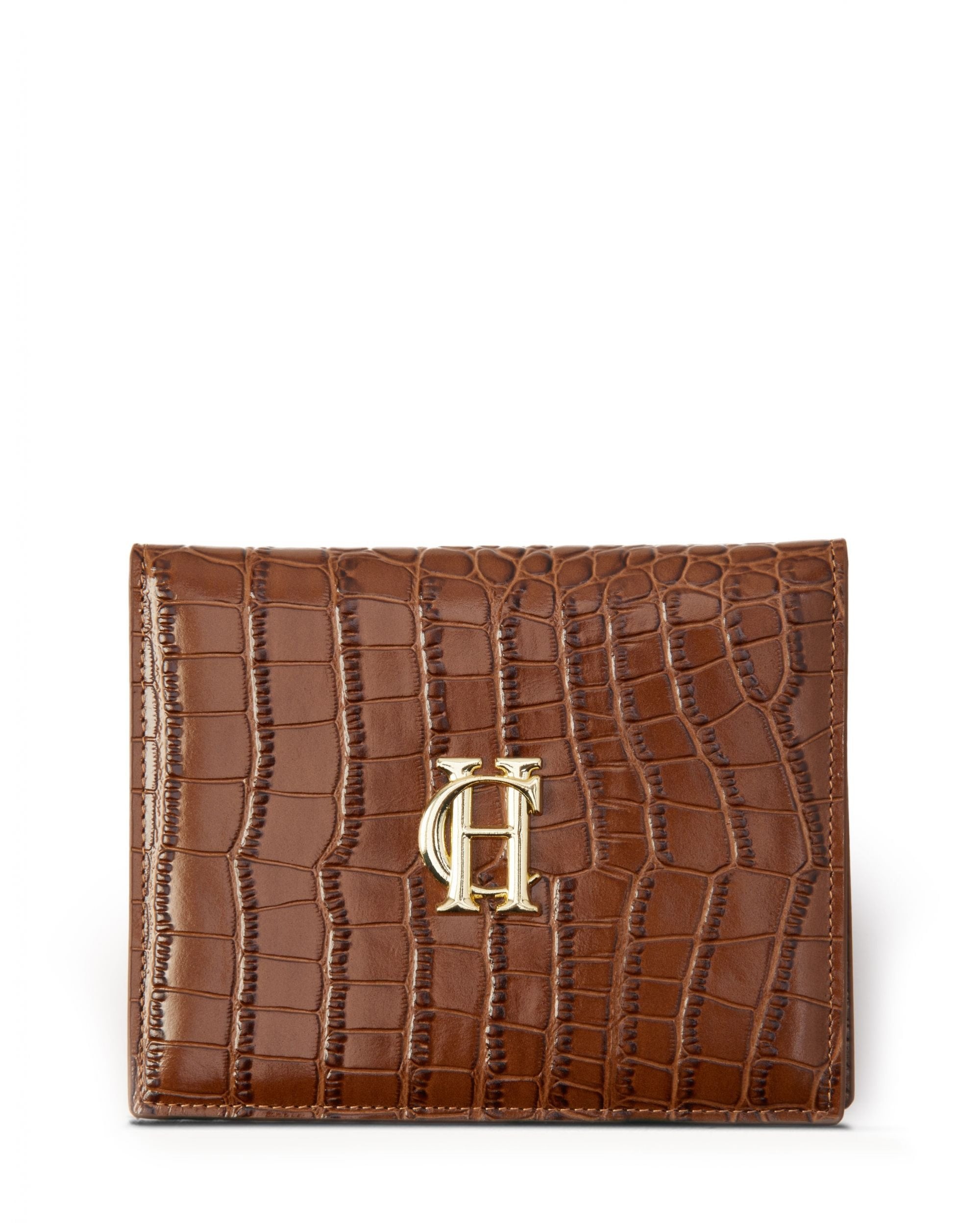 Chelsea Wallet - Tan Croc