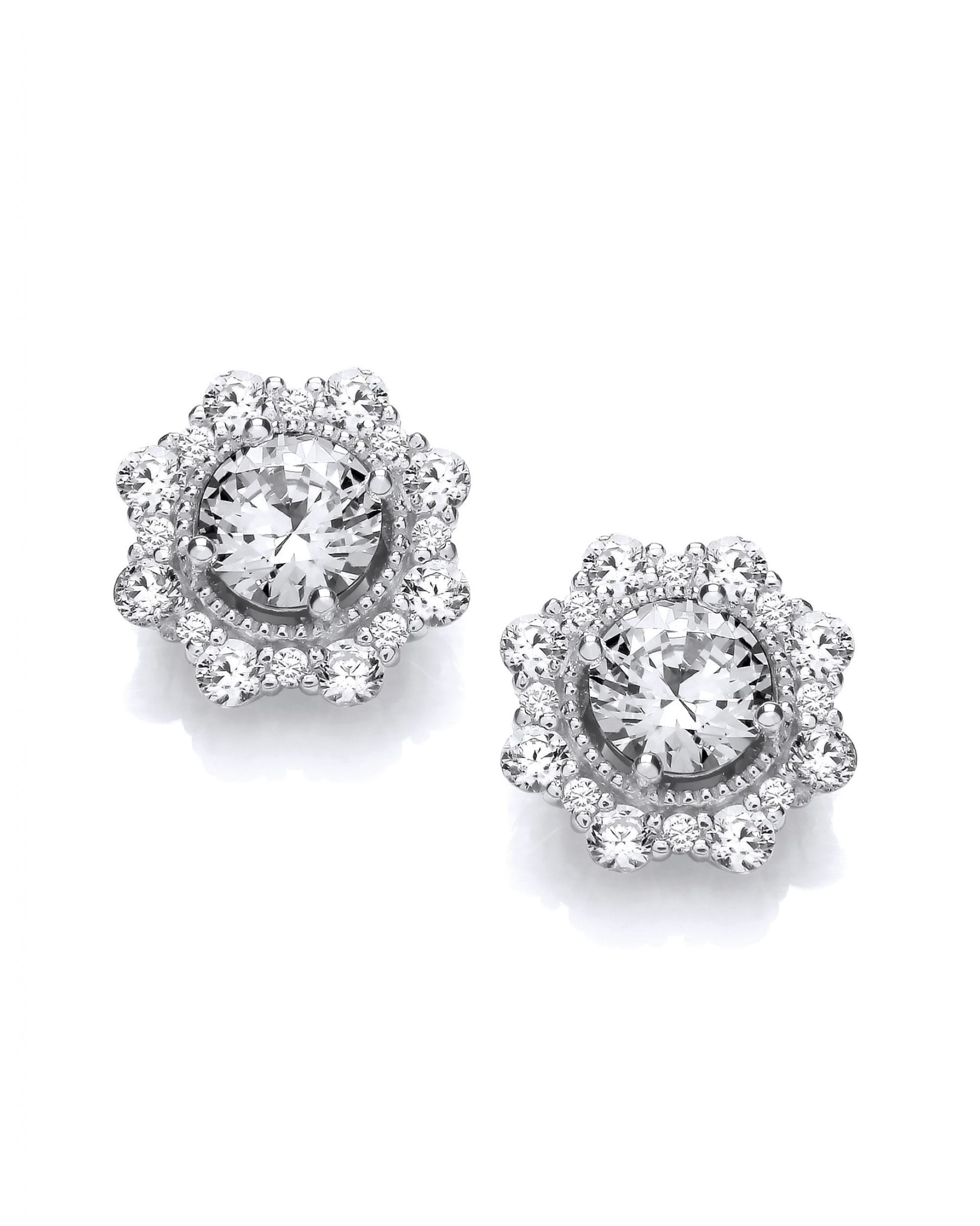 Aqua Cubic Zirconia Stunning Earring