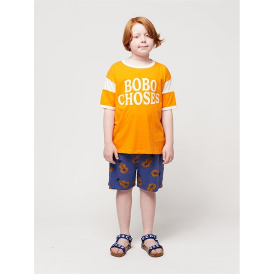 Bobo Choses Madras checked bermuda shorts - White