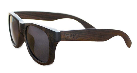 Polarized Black Wooden Sunglasses