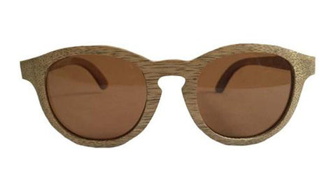 Vintage Wooden Hipster  Sunglasses