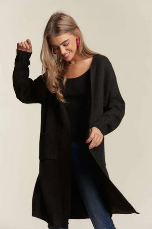 Two Tone Open Cardigan - Styles Code