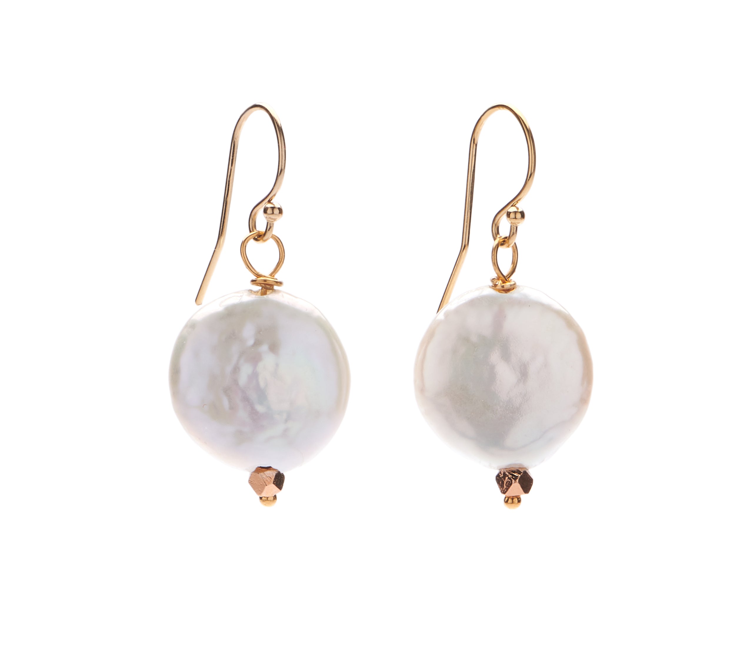 Coin Pearl Earring – Andrea Montgomery Designs