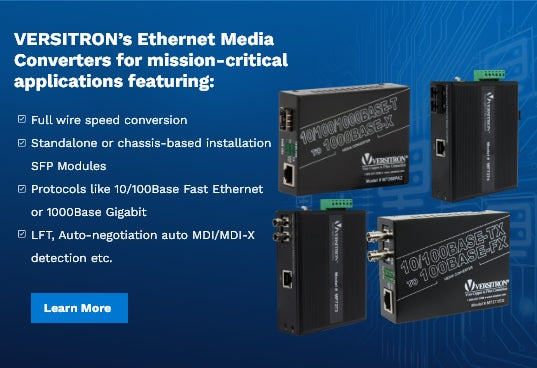 Ethernet Media Converters for all Applications