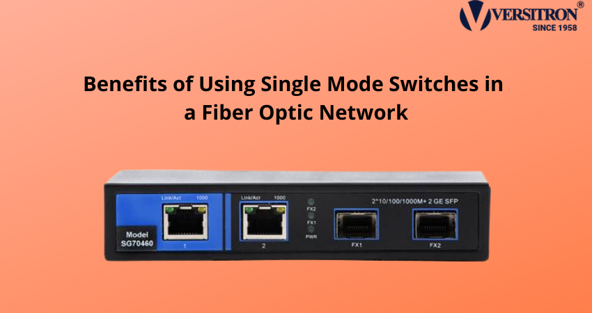 Single Mode Switches in Fiber Optic Network