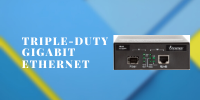 Triple Duty Gigabit Ethernet Media Converter With PoE