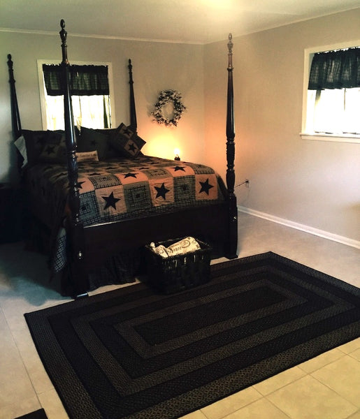 Vintage Star Black Bedroom Makeover