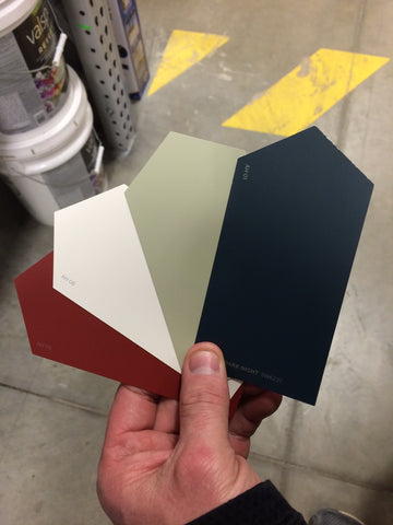 Paint swatches