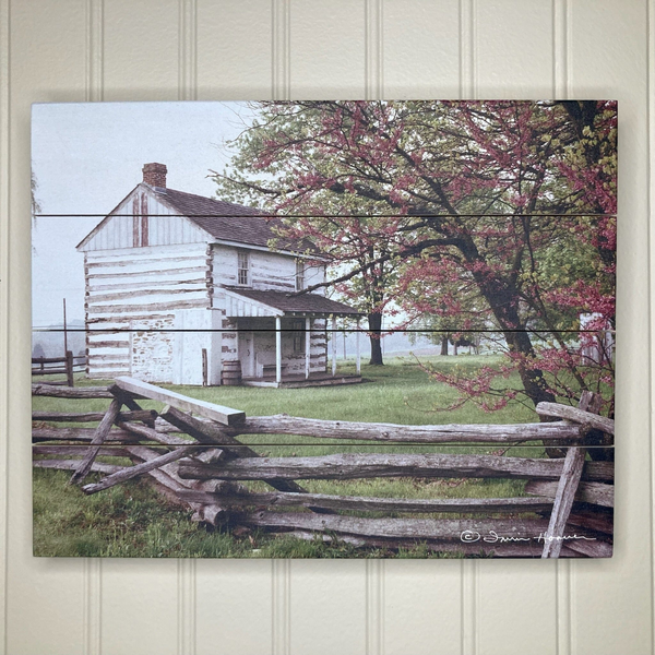 Gettysburg Log Home pallet art