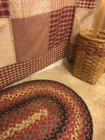 Cotton braided rug