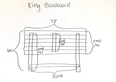 King headboard specifications