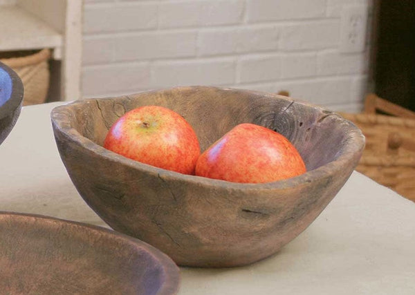 primitive treenware bowl