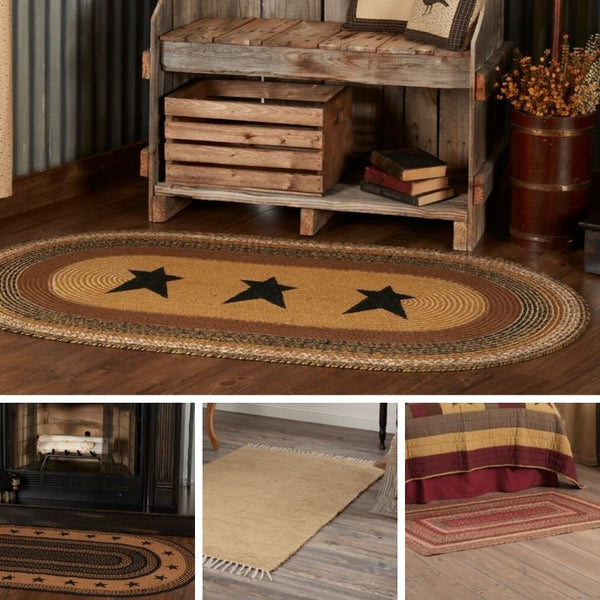 Primitive Country Rug Style Options