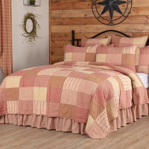 Sawyer Mill Red Patchwork Bedding