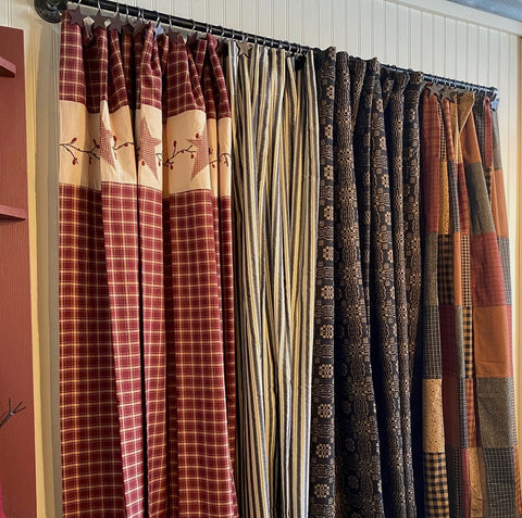 shower curtain grouping at the shop