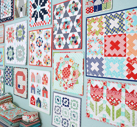 Quilt gallery wall