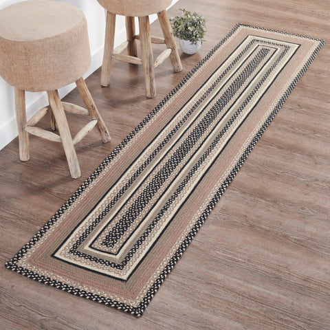 Ginger Spice Oval Braided Rug 27x48 - with Pad Default