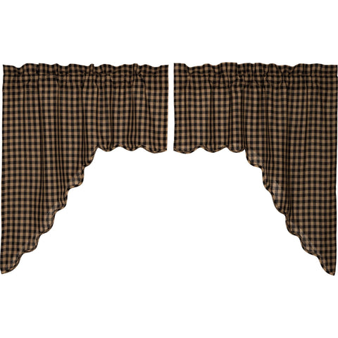 Black Check Burlap Natural Bath Mat – Lange General Store