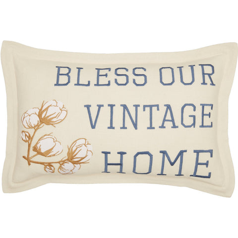 Ashmont Cotton Wreath Pillow 18x18