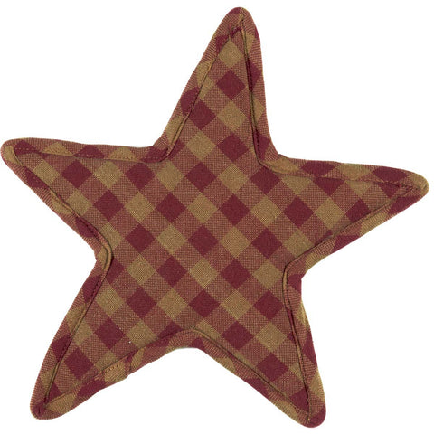 Burgundy Star Pot Holder 8x8