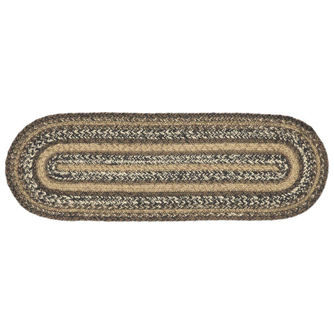 Multi Oval Braided Rug 20x30 - with Pad