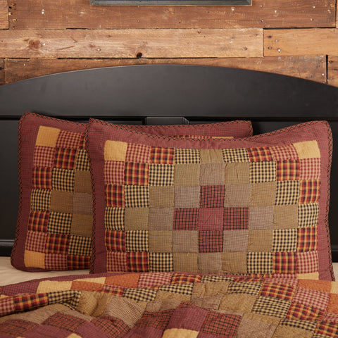 Heritage Farms Primitive Check Pillow - 16x16