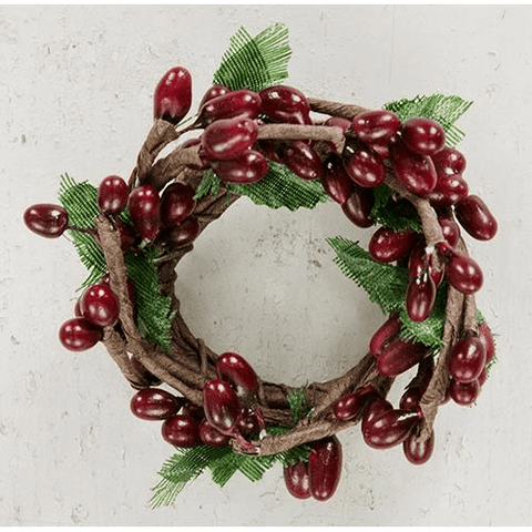 Red Berry Garland Lighted Burgundy Berry Christmas Garland Artificial Berry