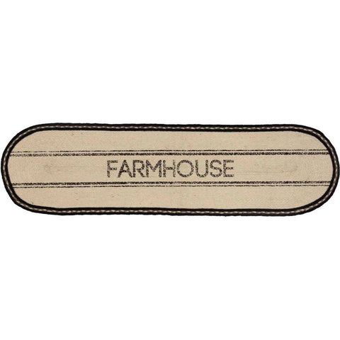 Farmhouse Kitchen Tea Towel Set of 2 Sawyer Mill Charcoal Button