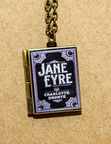 Jane Eyre Locket Necklace - Charlotte Bronte