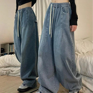 Vintage Y2K Wide Leg Jeans - VONVEX