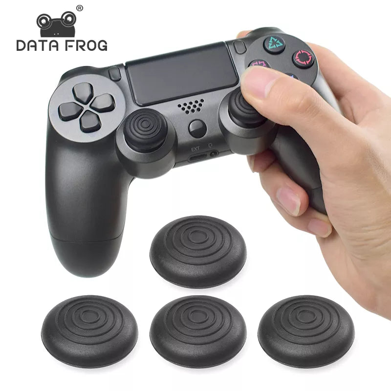 DATA FROG Silicone Analog Thumb Sticks Caps Thumb Grips For PS5/Xbox One 360/PS3/PS4 Thumb Stick Covers Rubber Pads