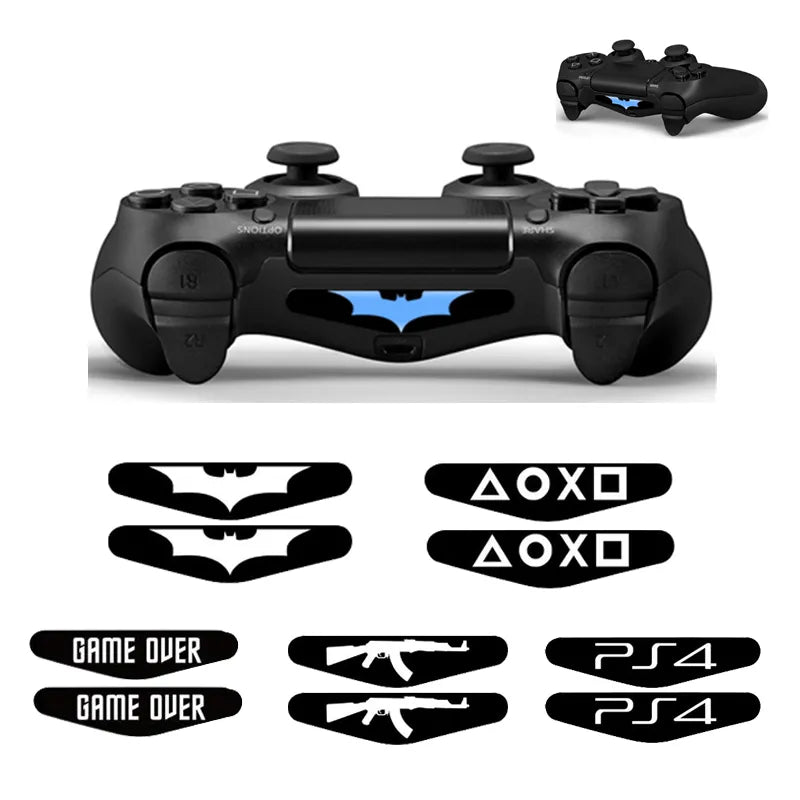 Cool LED Light Bar Sticker for PS4 Controller for DualShock 4 Controller Game Accessories