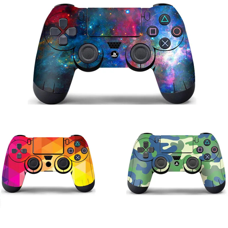 Vinyl Skin For Playstation4 Gamepad Cover For PS4 Controller Sticker Decal Stickers For PS4 Control For PS4 Slim Joystick